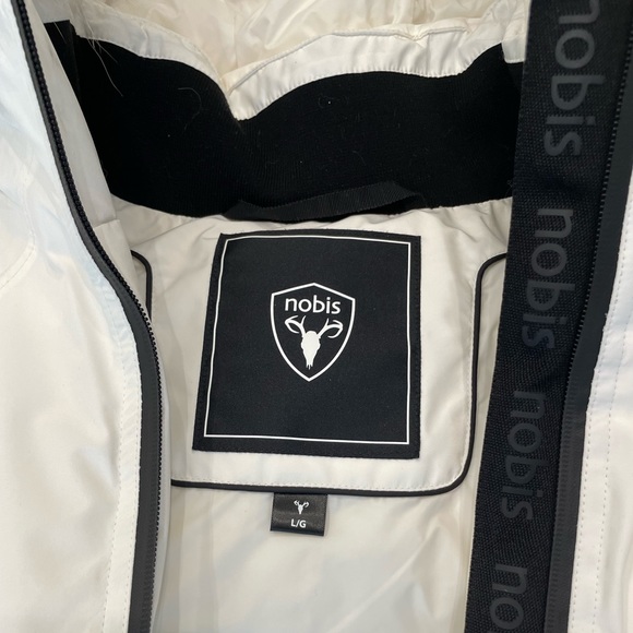Nobis Scout Ladies Parka - White, Size Large - Picture 4 of 4